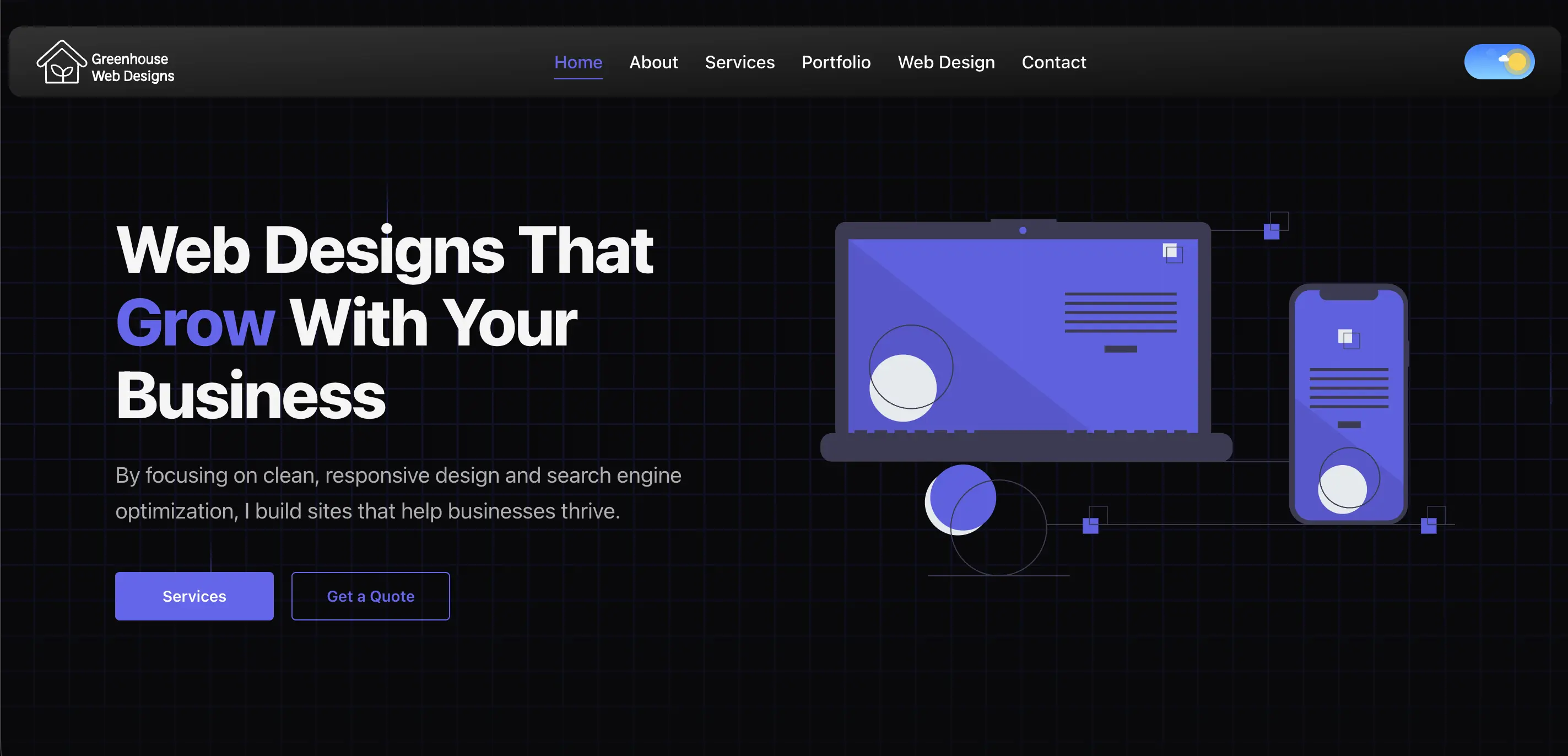 Greenhouse Web Designs screenshot
